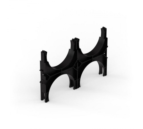 Кластер для двустенных труб d160 мм, двойной, двухсторонний (43 шт/кор)  PR13.02573  Промрукав