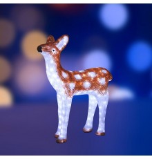 Акриловая светодиодная фигура "Оленёнок коричневый" 81х56см, 800 светодиодов, IP65 понижающий трансформатор в комплекте,  513-106  NEON-NIGHT