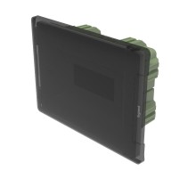 Practibox3 встраиваемый прозрачная дверь 1х8м земля  401701  Legrand