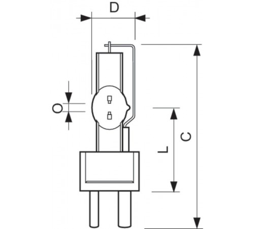 Лампа архитектурная/сценическая MSR 1200 SA 1CT/4  928170905115  PHILIPS