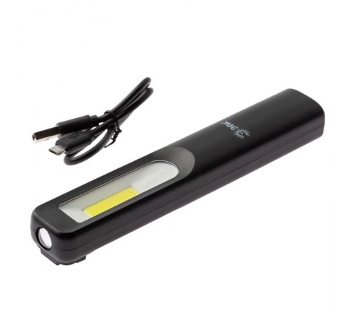 Фонарь рабочий RA-701 Практик [ЗВт COB, 3Вт LED, магнит, клипса-держатель, micro USB, 1200mA  Б0039623  ЭРА