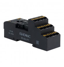 Базовый пассивный элемент для установки одиночных реле, до 230 В АС \ DC  IR-B4-PT  DKC