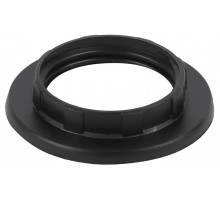 Кольцо для патрона E14, пластик, черное  Б0043678  ЭРА