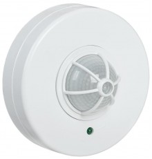 Датчик движения ДД 024 белый, макс. нагрузка 1100Вт, угол обзора 120-360гра, дальность 6м, IP33,  LDD11-024-1100-001  IEK