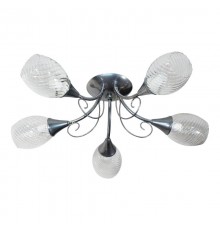 Светильник "Веста" 151 хром (плафон 8261) НПБ 01-5х60-119 Е14  1005404989  Элетех