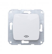 DEA Переключатель 1кл прох. (инд) с/у 10А мех. Бел  KR-78-0206  Kranz
