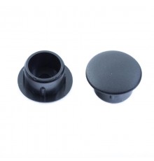 Заглушка декоративная 12 мм черная (30 шт) - пакет   108884  Tech-KREP