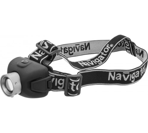 Фонарь налобный NPT-H06-3AAA  CREE 1LEDx5Вт 3 реж. фокус  94913  Navigator