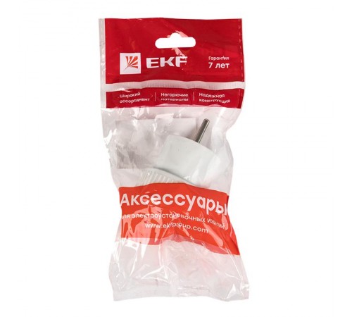 Адаптер-переходник б/з бел. 6А 250В EKF PROxima  AAP6-1  EKF