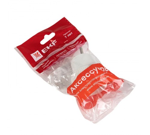 Адаптер-переходник б/з бел. 6А 250В EKF PROxima  AAP6-1  EKF