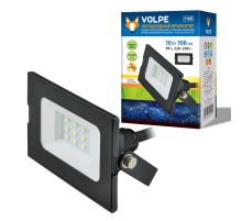 Прожектор светодиодный ULF-Q513 10W/DW IP65 220-240В BLACK  10вт, 6500К, черный  UL-00003983  Volpe