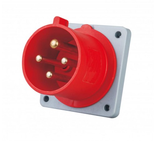 Вилка для скрытой проводки 3Р+РЕ 16А 380В IP44 ВЩ-103  26231DEK  DEKraft