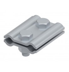 Соединитель параллельный прутка, гор. цинк, 391041  МС-041-ГЦ   Ostec