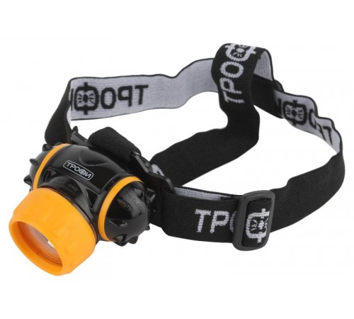 Фонарь налобный GB-302  7xLED, 3хААА, картон  Б0036617  ТРОФИ