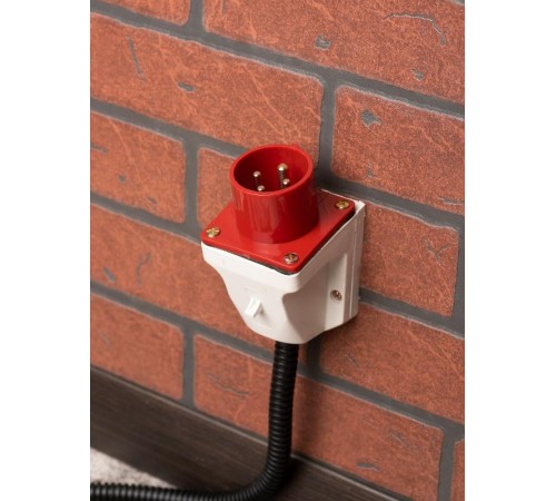 Вилка стационарная 514 3Р+РЕ 16А 380В IP44 EKF PROxima  ps-514-16-380  EKF