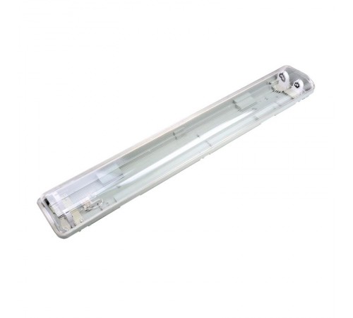 Светильник промышленный линейный накладной IP65 G13, под LED лампу Т8 (ЛПО 2х58) ULW-T42C T8x2/L156 IP65 WHITE  UL-00006466  Uniel