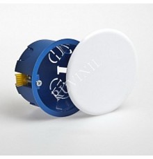 Коробка распределительная с/у 80х45 пластиковые лапки, с крышкой (для полых стен)  10174  Рувинил