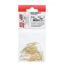 Гвоздь финишный латунированный 1,4х30 (50 шт) - пакет ( 0,026 кг)  104056  Tech-KREP