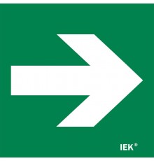 Этикетка самоклеящаяся 150х150мм "Направляющая стрелка"  LPC10-1-15-15-STR  IEK