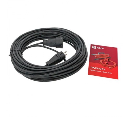 Удлинитель "Зевс 2.0" 30м с заземлением КГ 3*1,5 16А/3,5кВт IP44 PROxima USB02-16-315-1-30-IP44 EKF