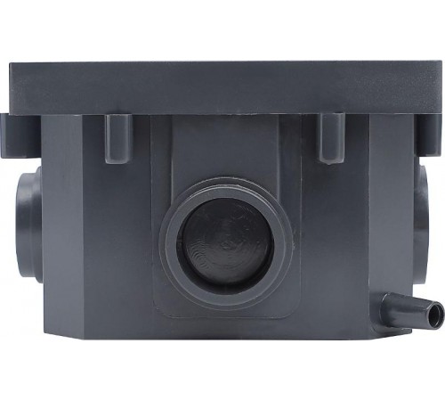 PRIMER Лючок с коробкой 2 модуля (1 пост 45*45мм) IP44 матовый никель для установки в бетон   PM-LN43-02-O-44-K50IEK