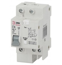 Выключатель автоматический дифференциального тока АД-12 (AC) C16 30mA 6кА 1P+N - SIMPLE-mod-29 ЭРА S  Б0039287  ЭРА