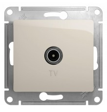 Glossa Молочный Розетка TV проходная 4DB  GSL000992  SE