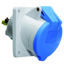 Розетка панельная 32 3 230 6H QUI-CO A-DO IP44 IA S фланец 85x85 I 12761-Bals I Bals