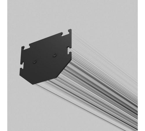 Slim Magnetic Комплект заглушек для шинопровода в натяжной потолок: торцевая и внутренняя (черный) 85233/00 a070152Elektrostandard