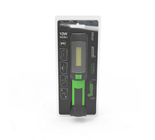 Фонарь рабочий GFL503 10W 400lm 3xAAA LED 1/12/48  GF503  Gauss