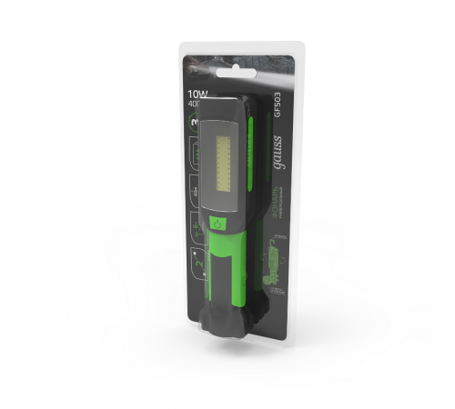 Фонарь рабочий GFL503 10W 400lm 3xAAA LED 1/12/48  GF503  Gauss