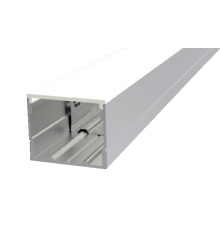 Алюминиевый профиль для LED ленты AC230V накладной 2440х20х20 мм (макс. ширина ленты 14,9 мм) c рассеивателем опал  V4-R0-70.0001.KIT-2302  VARTON