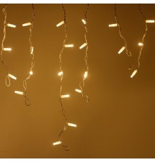 Светодиодная гирлянда ARD-EDGE-CLASSIC-2400x600-WHITE-88LED-FLASH WARM (230V, 6W)  026021  Arlight