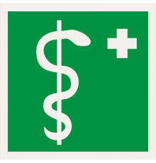 Знак безопасности BL-1515.EC05"Медицинский кабинет"  a18487  Белый свет