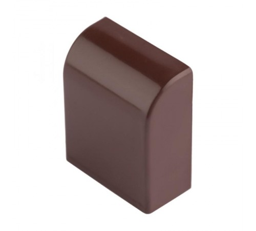 Заглушка (25х16) (4 шт) Plast PROxima под темное дерево  ecd-25-16x4  EKF