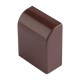 Заглушка (25х16) (4 шт) Plast PROxima под темное дерево  ecd-25-16x4  EKF