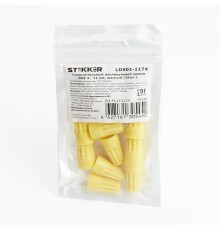 Соединительный изолирующий зажим СИЗ-4 - 11 мм, желтый (DIY упаковка 10 шт)  39343  STEKKER