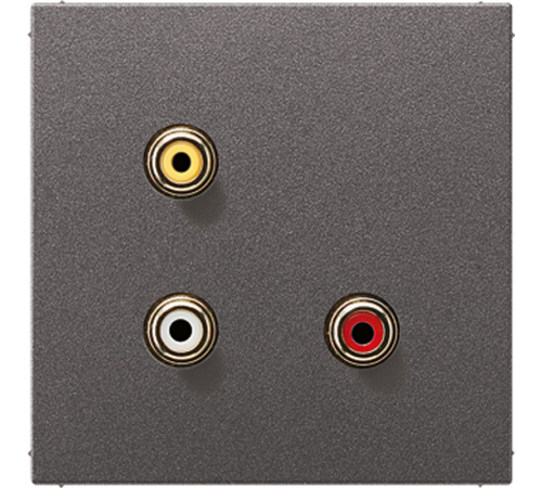 2x Cinch Audio (RCA) / Composite Video MAAL1031AN Jung