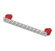 Шина уравнивания потенциалов 40х5, 8 подключений М8, медь, 792923  МШ-923-М   Ostec