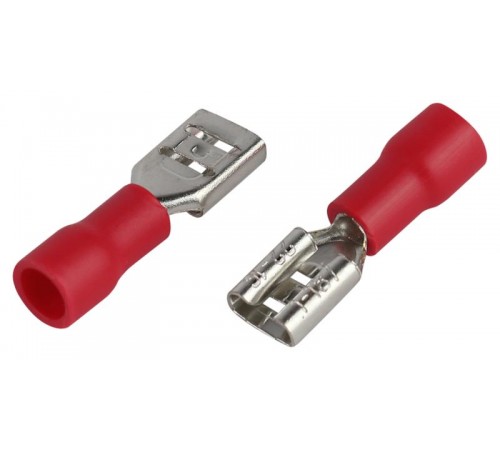 Разъем плоский ЭРА NO-225-124 РпИм 1.25-5.0-0.8 изолированный "розетка" (упаковка 50 штук)   Б0063369  ЭРА