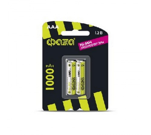 Батарея аккумуляторная AAA 1000мАч Ni-MH BL-2  5002913  ФАZА