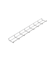 Лоток проволочный 100х35х3000х4,0мм нержавеющий  PL35*100*3000 INOX  КМ-профиль