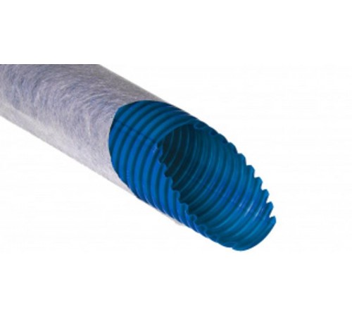 Труба одностенная дренажная ПНД 90/77мм с фильтром (50м/уп)  Т1-ДР0-090Ф(50)  Рувинил