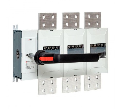 Рубильник-выключатель 4000A 3P c рукояткой управления для прямой установки PowerSwitch  psds-4000-3  EKF