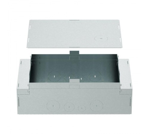 Монтажное основание (опалубка, коробка) для установки в стяжку пола лючка 88308 на 8 модулей металл, сборная  88508  DKC