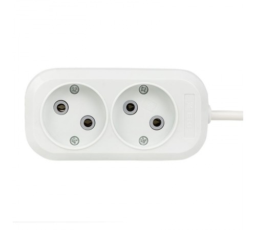 Удлинитель "Эксперт" 2 гнезда  3 метра 10А/2,2кВт без заземления ПВС 2х0,75  EKF PROximaUBA10-275-2-03EKF