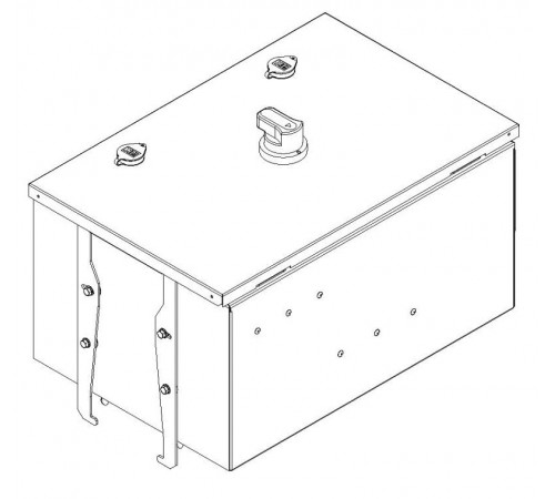 Кор. отб. мощн. Plug-in без а/в 400А Al 3L+N+PER IP55 IEK  LB-400A4-35-PB-KOM-Y0  IEK