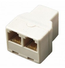 Двойник телефонный RJ-14 (6P4C) (гнездо - 2 гнезда)  03-0032  REXANT