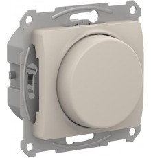 Glossa Молочный Светорегулятор (диммер) повор-нажим LED RC 400Вт механизм  GSL000923  SE