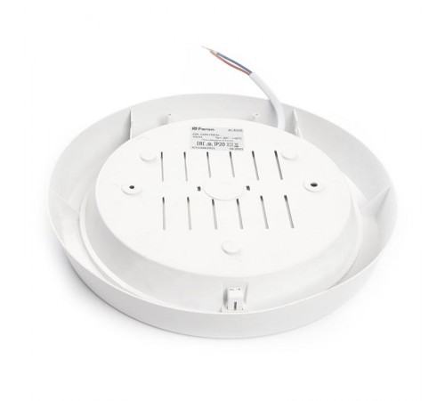 Светильник светодиодный накладной круглый 25W, 2000Lm, 4000K, в пластиковом корпусе, IP20, AL3020  41772  FERON